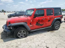 Jeep salvage cars for sale: 2018 Jeep Wrangler Unlimited Sport