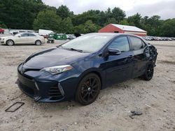 Salvage cars for sale at Mendon, MA auction: 2017 Toyota Corolla L