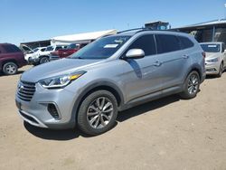 Salvage cars for sale at Brighton, CO auction: 2017 Hyundai Santa FE SE