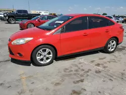 Salvage cars for sale at Grand Prairie, TX auction: 2014 Ford Focus SE