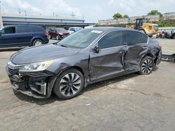 Salvage cars for sale at Tulsa, OK auction: 2017 Honda Accord Hybrid