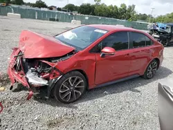 Toyota Corolla Vehiculos salvage en venta: 2021 Toyota Corolla SE