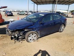 Salvage cars for sale at San Diego, CA auction: 2020 Hyundai Elantra SEL