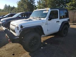 Jeep Wrangler Sport salvage cars for sale: 2021 Jeep Wrangler Sport