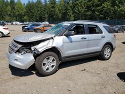 Salvage cars for sale at Graham, WA auction: 2013 Ford Explorer