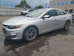 Chevrolet salvage cars for sale: 2021 Chevrolet Malibu LT