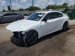 Salvage cars for sale from Copart Miami, FL: 2021 Lexus IS 350 F-Sport