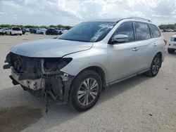 Vehiculos salvage en venta de Copart San Antonio, TX: 2017 Nissan Pathfinder S