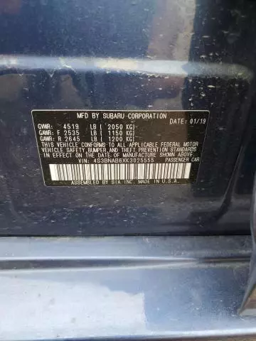 2019 Subaru Legacy 2.5I