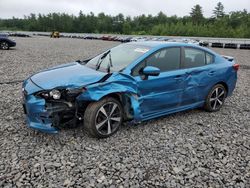 Salvage cars for sale at Windham, ME auction: 2017 Subaru Impreza Sport