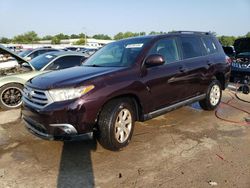 Salvage cars for sale at Louisville, KY auction: 2011 Toyota Highlander Base