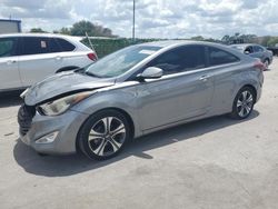 Salvage cars for sale at Orlando, FL auction: 2014 Hyundai Elantra Coupe GS