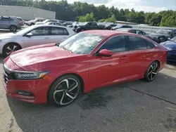 Honda salvage cars for sale: 2018 Honda Accord Sport