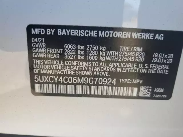 2021 BMW X6 Sdrive 40I