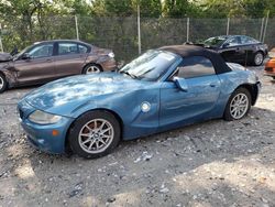 Salvage cars for sale at Cicero, IN auction: 2005 BMW Z4 2.5