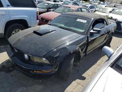 Ford salvage cars for sale: 2007 Ford Mustang GT