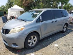 Toyota salvage cars for sale: 2011 Toyota Sienna