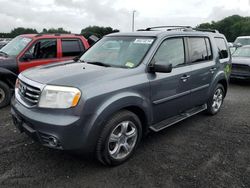 Salvage cars for sale at East Granby, CT auction: 2013 Honda Pilot EX