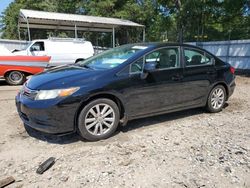 Salvage cars for sale at Austell, GA auction: 2012 Honda Civic EXL