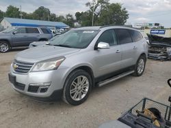 Salvage cars for sale at Wichita, KS auction: 2014 Chevrolet Traverse LT