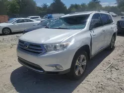 Toyota salvage cars for sale: 2012 Toyota Highlander Limited