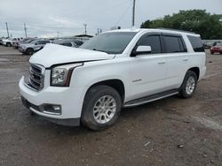 Salvage cars for sale from Copart Oklahoma City, OK: 2017 GMC Yukon SLE