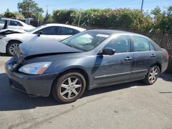 Salvage cars for sale at San Martin, CA auction: 2004 Honda Accord EX