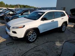 Jeep salvage cars for sale: 2015 Jeep Cherokee Sport