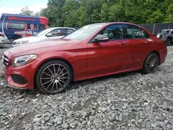 Mercedes-Benz salvage cars for sale: 2018 Mercedes-Benz C 300 4matic