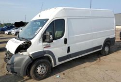 Salvage cars for sale at Woodhaven, MI auction: 2017 Dodge RAM Promaster 2500 2500 High