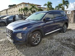 Carros dañados por inundaciones a la venta en subasta: 2019 Hyundai Santa FE Limited