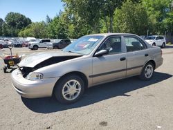 Chevrolet salvage cars for sale: 2002 Chevrolet GEO Prizm Base