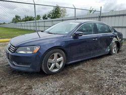 Volkswagen salvage cars for sale: 2012 Volkswagen Passat SE