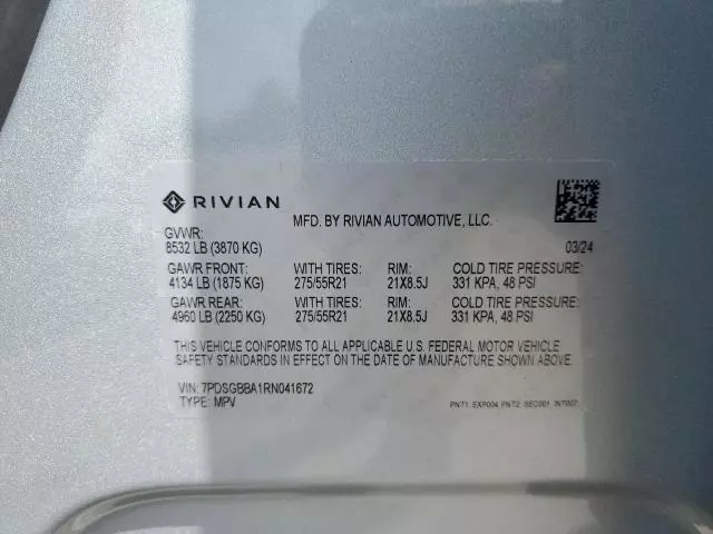 2024 Rivian R1S Adventure