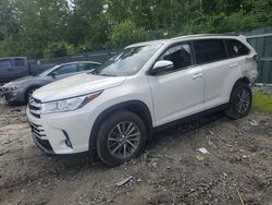 Salvage cars for sale at Candia, NH auction: 2019 Toyota Highlander SE