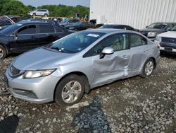 Salvage cars for sale at Windsor, NJ auction: 2013 Honda Civic LX