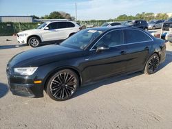 Salvage cars for sale from Copart Orlando, FL: 2017 Audi A4 Premium Plus