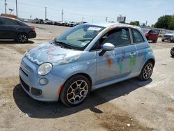 Salvage cars for sale at Oklahoma City, OK auction: 2013 Fiat 500 Sport