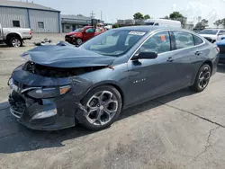 Chevrolet salvage cars for sale: 2021 Chevrolet Malibu LT