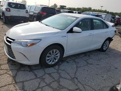 Salvage cars for sale from Copart Indianapolis, IN: 2017 Toyota Camry Hybrid