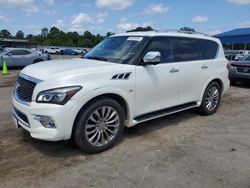 Salvage cars for sale from Copart Florence, MS: 2015 Infiniti QX80