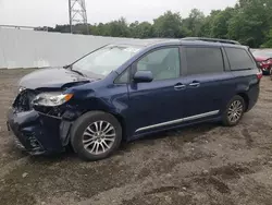 Toyota salvage cars for sale: 2019 Toyota Sienna XLE