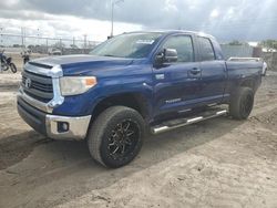 Salvage cars for sale from Copart Homestead, FL: 2015 Toyota Tundra Double Cab SR