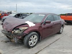 Salvage cars for sale at Grand Prairie, TX auction: 2009 Honda Accord LXP