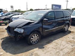 Salvage cars for sale at Dyer, IN auction: 2012 Chrysler Town & Country Touring