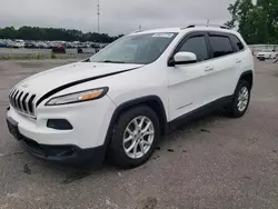 Salvage cars for sale at Dunn, NC auction: 2018 Jeep Cherokee Latitude