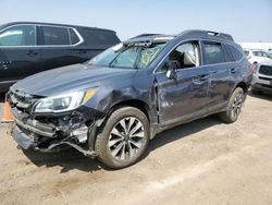 Salvage cars for sale at Brighton, CO auction: 2017 Subaru Outback 2.5I Limited