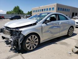 Mercedes-Benz cla-Class salvage cars for sale: 2019 Mercedes-Benz CLA 250 4matic