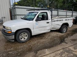 Salvage cars for sale at Austell, GA auction: 2001 Chevrolet Silverado C1500