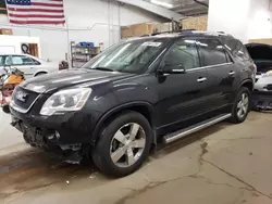 Salvage cars for sale at Ham Lake, MN auction: 2012 GMC Acadia SLT-2